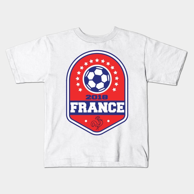 Team France WC 2018! Kids T-Shirt by OffesniveLine